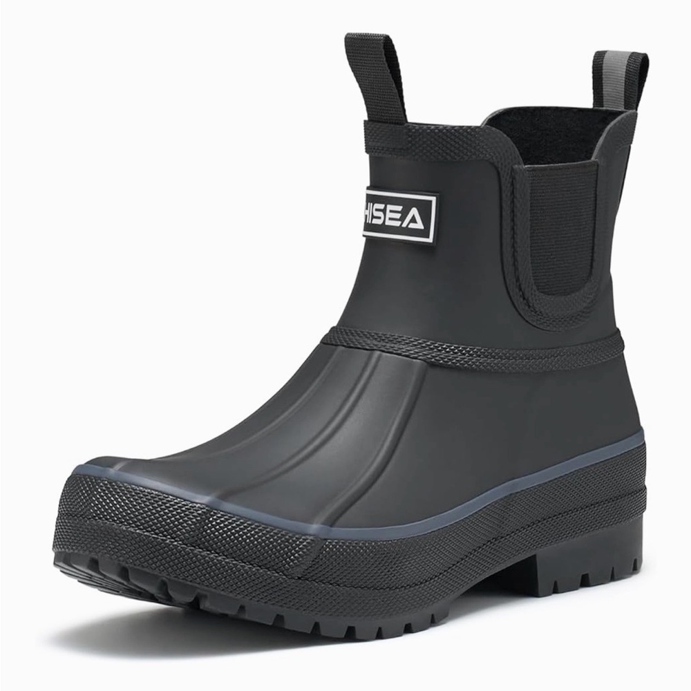 HISEA Women's Duck Chelsea Rain Boots